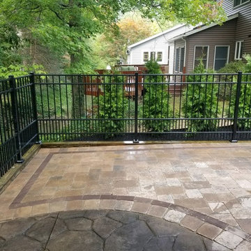 Artificial Turf, Aluminum Fence, Paver Patio, LED Lighting