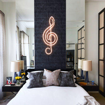 Musically Inspired Teen bedroom
