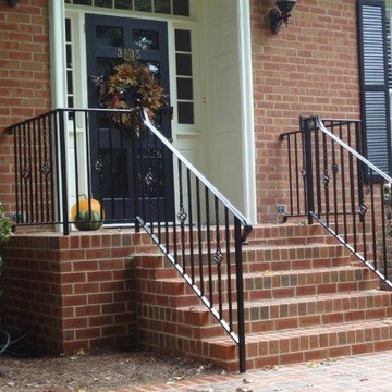 New Front stoop and railings
