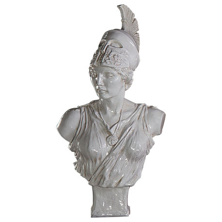 Athena Sculpture, Italian Ceramic