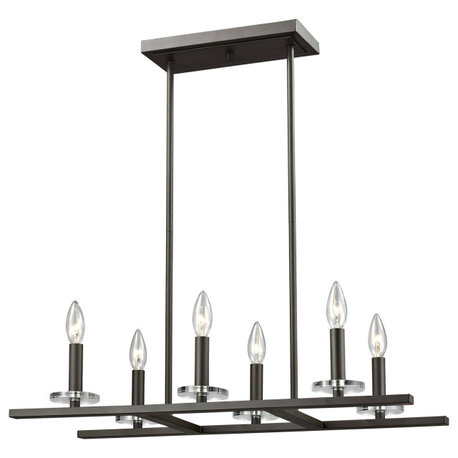 Z-Lite 2010-6L Verona 6 Light Chandelier - Bronze