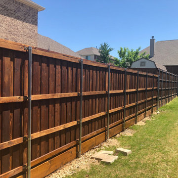 Build New Fence Cedar The Colony Texas Plano Frisco McKinney Celina Prosper