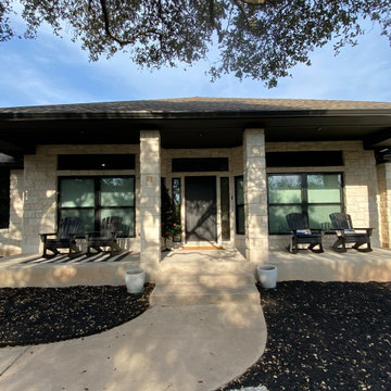 The Front of the House after Remodel