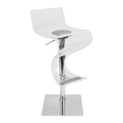 Viva Bar Stool - ACRYLIC - Bar Stools And Counter Stools