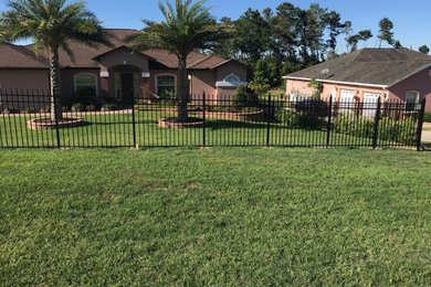 Inspiration for a modern pool remodel in Orlando