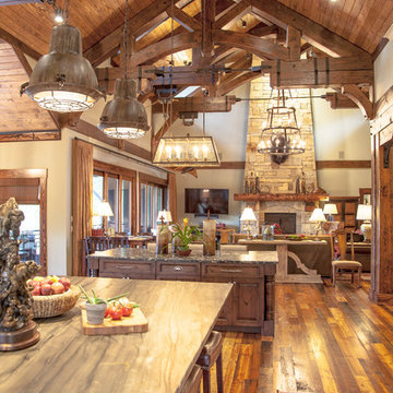 National Park Styled Lakefront Lodge