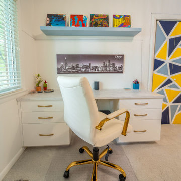 Murphy Bed & Built Ins Add Creative Update to Reston Home Bedroom