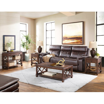 Stockbridge 4-Piece Living Room Set, Coffee Table, End Tables, Console Table