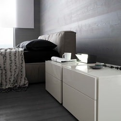 Touch White Night Stand by Rossetto - Nightstands And Bedside Tables