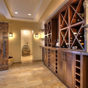 Custom wine room