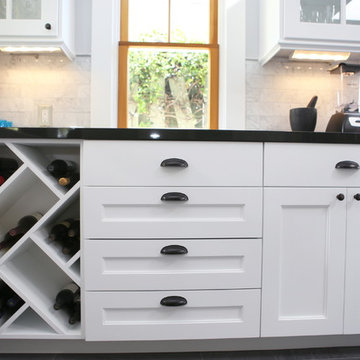 Custom wine cabinet racks