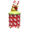 Santa on Top Cookie Jar