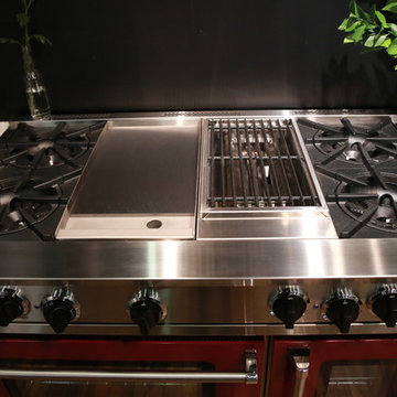 Introducing our new BlueStar Refrigeration in Color with a RNB 48" Range