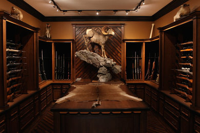 Example of a classic wine cellar design in Other