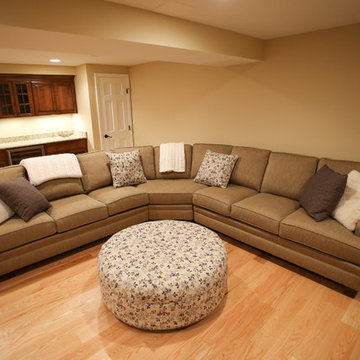 Full Basement Remodel in Naperville, IL