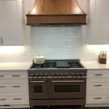 East Cobb Kitchen Makeover with White and Copper