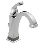 Delta - Delta Dryden Single Handle Faucet With Touch2O.xt Technology, Chrome, 551T-DST - Touch it on. Touch it off. Or go completely hands-free. Delta Touch2O.xt Technology helps keep your bathroom clean by giving you three ways to operate your faucet: manually with the handle, with a simple touch anywhere on the spout or handle, or by placing your hands near the faucet. The high-tech capacitance sensing capabilities of Touch2O.xt faucets allow the flow of water to be activated by breaking the capacitance field anywhere around the device, unlike traditional hands-free infrared sensors which require your hands be in a particular place and are sensitive to lighting conditions and clothing and skin color. Delta faucets with DIAMOND Seal Technology perform like new for life with a patented design which reduces leak points, is less hassle to install and lasts twice as long as the industry standard*. You can install with confidence, knowing that Delta faucets are backed by our Lifetime Limited Warranty. Delta WaterSense labeled faucets, showers and toilets use at least 20% less water than the industry standard saving you money without compromising performance.