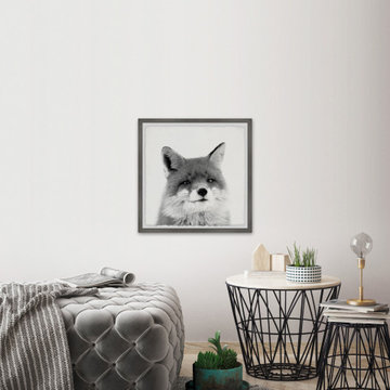"Handsome Fox" Framed Painting Print