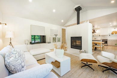 Living room - contemporary living room idea in San Francisco