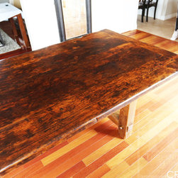 Reclaimed Wood Frame Tables - Dining Tables