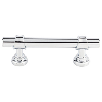 Top Knobs M1749 Bit 3 Inch Center to Center Bar Cabinet Pull - Polished Chrome