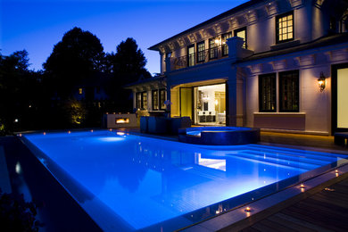Trendy pool photo in Vancouver