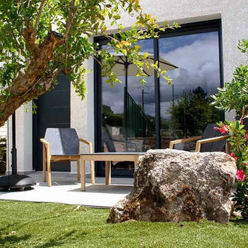 Terre et Mer, Zonza, Corse: programme architectural d'une maison et 9 logements