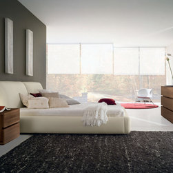 Italian Platform Bed Pavo Ivory by Rossetto - $1,459.00 - Platform Beds