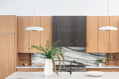 Minimalist kitchen photo in Austin