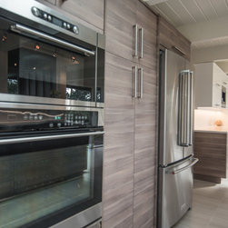 Walnut Flat Panel Doors - Kitchen Cabinetry