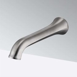 Bathselect Commercial Brushed Nickel Finish Wall Mount Automatic Sensor Faucet - Showerheads And Body Sprays