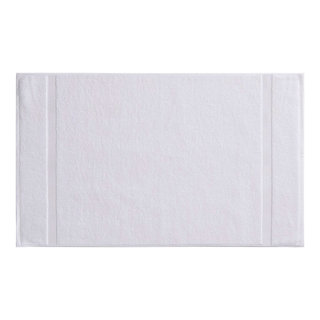 A1 Home Collections GOTS Certified Organic Cotton Feather Touch Quick Dry 900 GSM Bath Mat, 20X33 - Insignia Blue