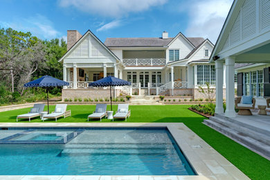 Inspiration for a timeless pool remodel in Austin