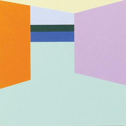 Scene 61 by Martha Hughes in Structured Spaces at New York Art Gallery Elisa Con - Artwork
