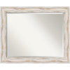 Bathroom Mirror, Large, Alexandria Whitewash, 33"x27"