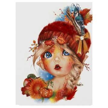 Sheena Pike Art And Illustration 'Autumn Anna' Canvas Art, 19"x14"
