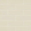 Antique White Glazed Handcrafted 4X12 Subway Tile, 10 Sft