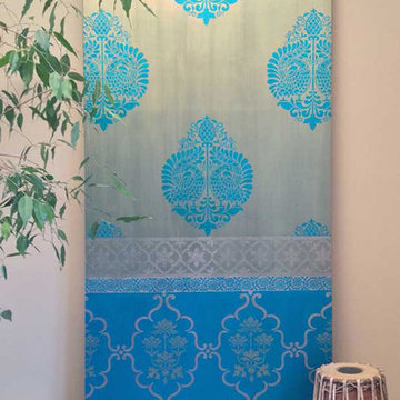 Indian & Paisley Wall Stencil Projects