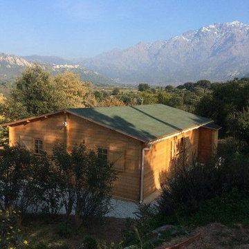 Residential log cabin Uzes