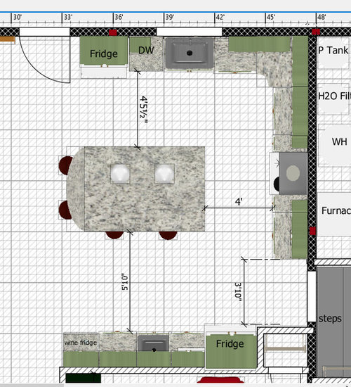 Kitchen Layout Decision Time: Island, or U-shape....?