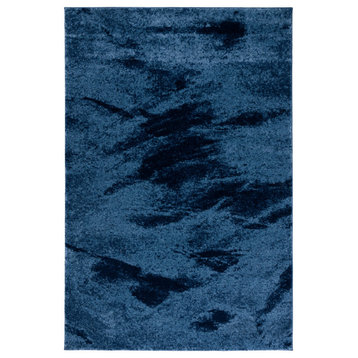Safavieh Retro Ret2891 Organic Abstract Rug, Light Blue and Blue, 11'0"x15'0"