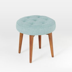 Mid-Century Upholstered Stool - Products
