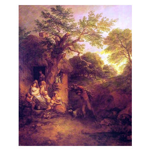 Thomas Gainsborough The Cottage Door 20 X25 Gallery Wrapped