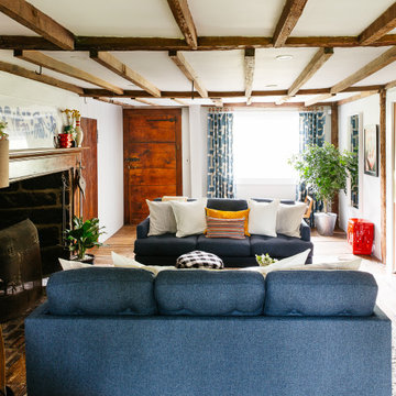 Eclectic Modern Farmhouse Living Room