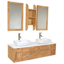 Modern Bathroom Vanities And Sink Consoles by Burroughs Hardwoods Inc.