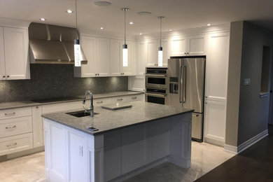 Kitchen - contemporary kitchen idea in Toronto