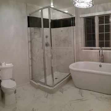 Calcutta Marble Master Bath