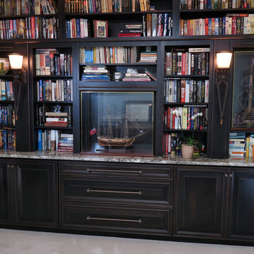Stonebrook Home Office Library Design