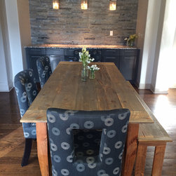 Westwood Beetle Plank Dining Table - Dining Tables