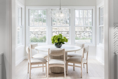 Trendy dining room photo in New York